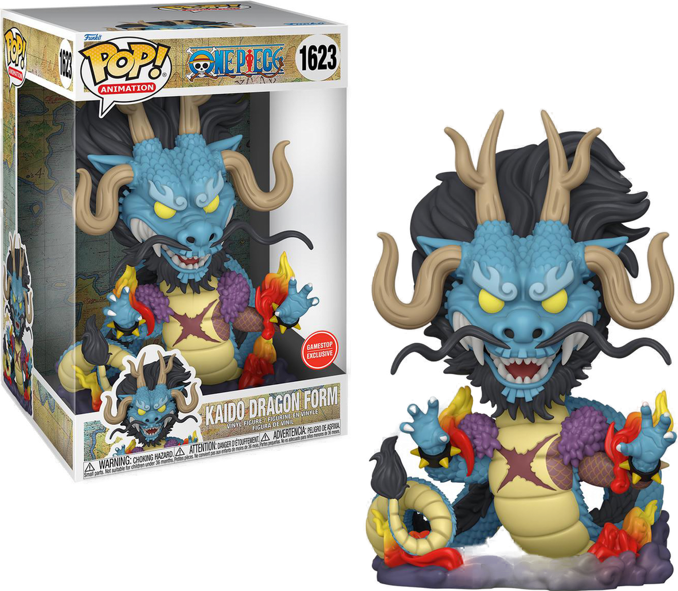 Funko Pop! One Piece Kaido Dragon Form 10 Inch GameStop Exclusive #1623