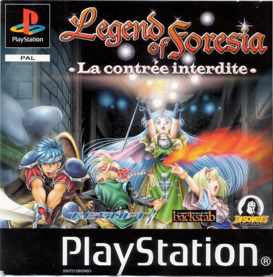 LEGEND OF FORESIA - LA CONTRÉE INTERDITE SleS-01273 PAL IMPORT JPS1 - jeux video game-x