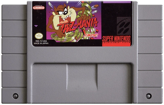 Taz-Mania Super Nintendo SNES