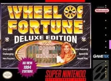 Wheel of Fortune Deluxe Edition Super Nintendo SNES