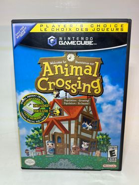 ANIMAL CROSSING PLAYER'S CHOICE NINTENDO GAMECUBE NGC - jeux video game-x