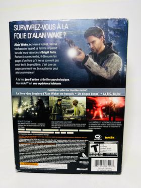 ALAN WAKE LIMITED EDITION XBOX 360 X360 - jeux video game-x