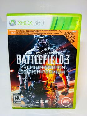 BATTLEFIELD 3 PREMIUM EDITION XBOX 360 X360 - jeux video game-x