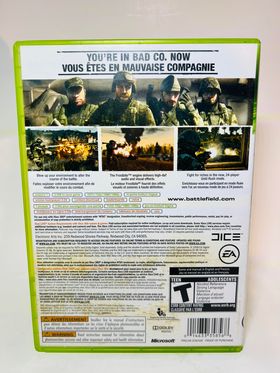 BATTLEFIELD: BAD COMPANY XBOX 360 X360 - jeux video game-x