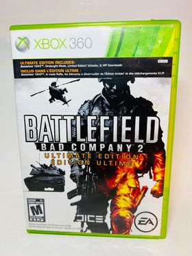 BATTLEFIELD BAD COMPANY 2 ULTIMATE EDITION XBOX 360 X360 - jeux video game-x