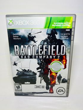 BATTLEFIELD BAD COMPANY 2 PLATINUM HITS XBOX 360 X360 - jeux video game-x