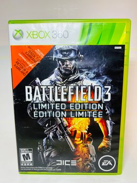 BATTLEFIELD 3 LIMITED EDITION XBOX 360 X360 - jeux video game-x