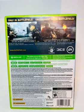 BATTLEFIELD 4 XBOX 360 X360 - jeux video game-x