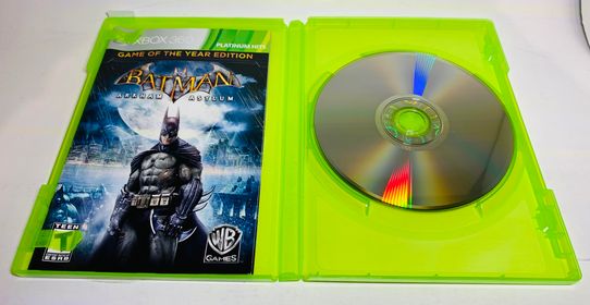 BATMAN: ARKHAM ASYLUM GAME OF THE YEAR GOTY PLATINUM HITS XBOX 360 X360 - jeux video game-x