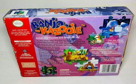 BANJO KAZOOIE EN BOITE NINTENDO 64 N64 - jeux video game-x