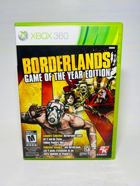 BORDERLANDS GOTY GAME OF THE YEAR EDITION XBOX 360 X360 - jeux video game-x