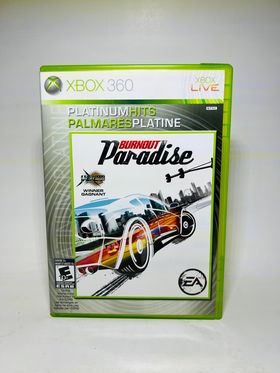 BURNOUT PARADISE PLATINUM HITS XBOX 360 X360 - jeux video game-x