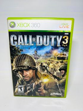CALL OF DUTY 3 XBOX 360 X360 - jeux video game-x
