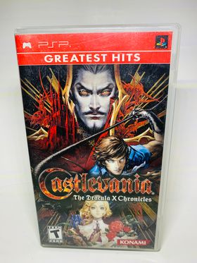 CASTLEVANIA THE DRACULA X CHRONICLES GREATEST HITS PLAYSTATION PORTABLE PSP - jeux video game-x
