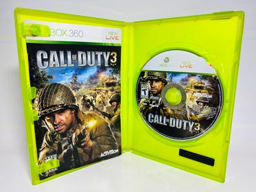 CALL OF DUTY 3 XBOX 360 X360 - jeux video game-x