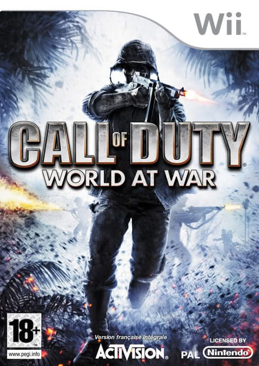 CALL OF DUTY WORLD AT WAR NINTENDO WII