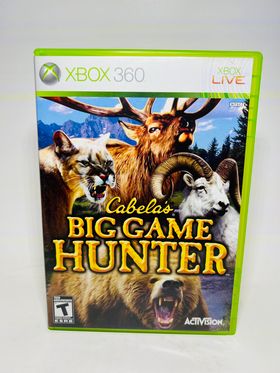 CABELAS BIG GAME HUNTER 2008 XBOX 360 X360 - jeux video game-x