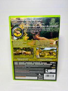 CABELAS BIG GAME HUNTER 2008 XBOX 360 X360 - jeux video game-x