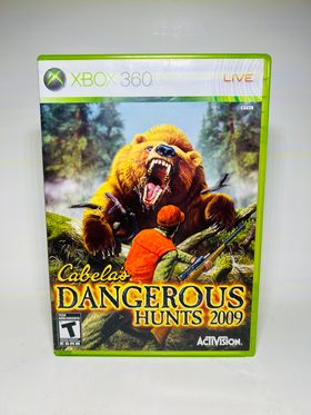 CABELA'S DANGEROUS HUNTS 2009 XBOX 360 X360 - jeux video game-x