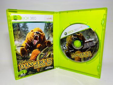 CABELA'S DANGEROUS HUNTS 2009 XBOX 360 X360 - jeux video game-x