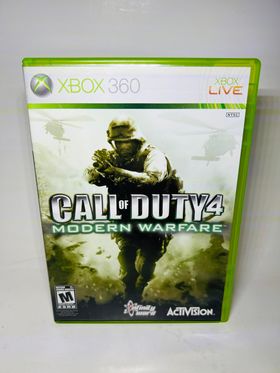 CALL OF DUTY 4 MODERN WARFARE MW XBOX 360 X360 - jeux video game-x