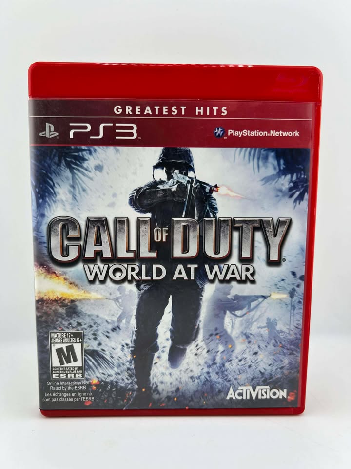 Call of Duty World at War Greatest Hits Playstation 3 PS3
