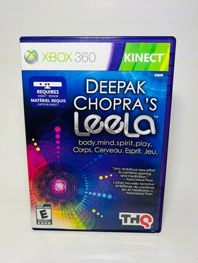 DEEPAK CHOPRA: LEELA XBOX 360 X360 - jeux video game-x