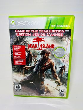 DEAD ISLAND GAME OF THE YEAR GOTY PLATINUM HITS XBOX 360 X360 - jeux video game-x