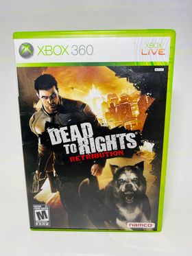 DEAD TO RIGHTS RETRIBUTION XBOX 360 X360 - jeux video game-x