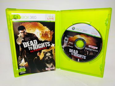 DEAD TO RIGHTS RETRIBUTION XBOX 360 X360 - jeux video game-x