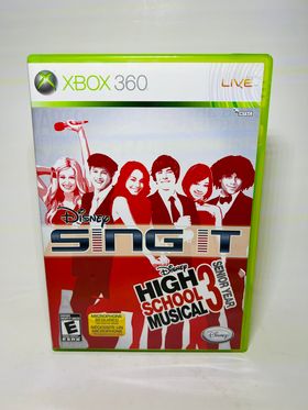 DISNEY SING IT: HIGH SCHOOL MUSICAL 3 SENIOR YEAR XBOX 360 X360 - jeux video game-x