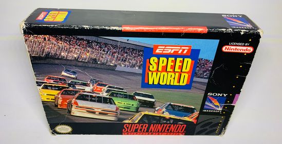 ESPN speed world en boite SUPER NINTENDO SNES - jeux video game-x