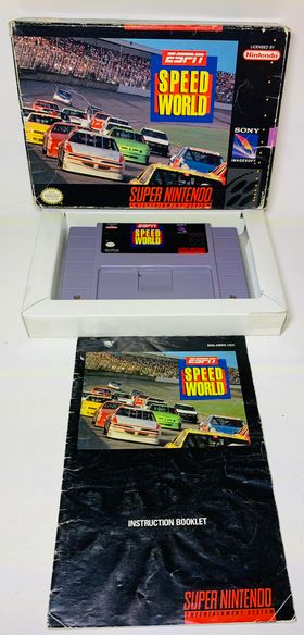 ESPN speed world en boite SUPER NINTENDO SNES - jeux video game-x