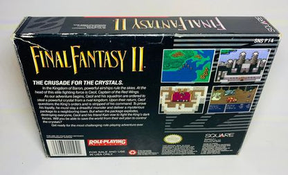 FINAL FANTASY II 2 OR IV 4 en boite SUPER NINTENDO SNES - jeux video game-x