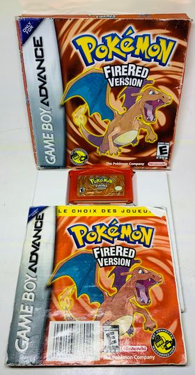 POKEMON FIRERED EN BOITE GAME BOY ADVANCE GBA - jeux video game-x