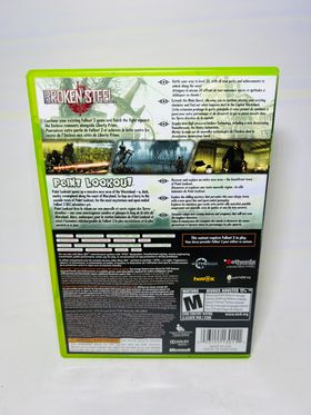 FALLOUT 3 ADD-ON BROKEN STEEL AND POINT LOOKOUT XBOX 360 X360 - jeux video game-x