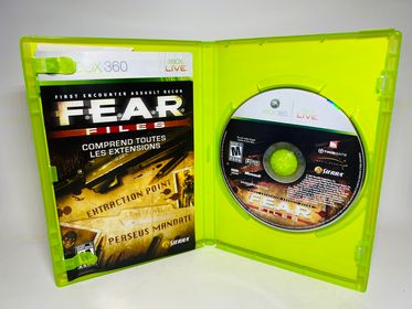 FEAR FILES XBOX 360 X360 - jeux video game-x