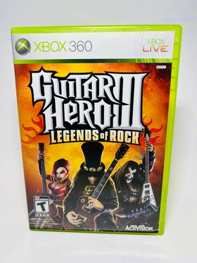 GUITAR HERO III 3 : LEGENDS OF ROCK XBOX 360 X360 - jeux video game-x