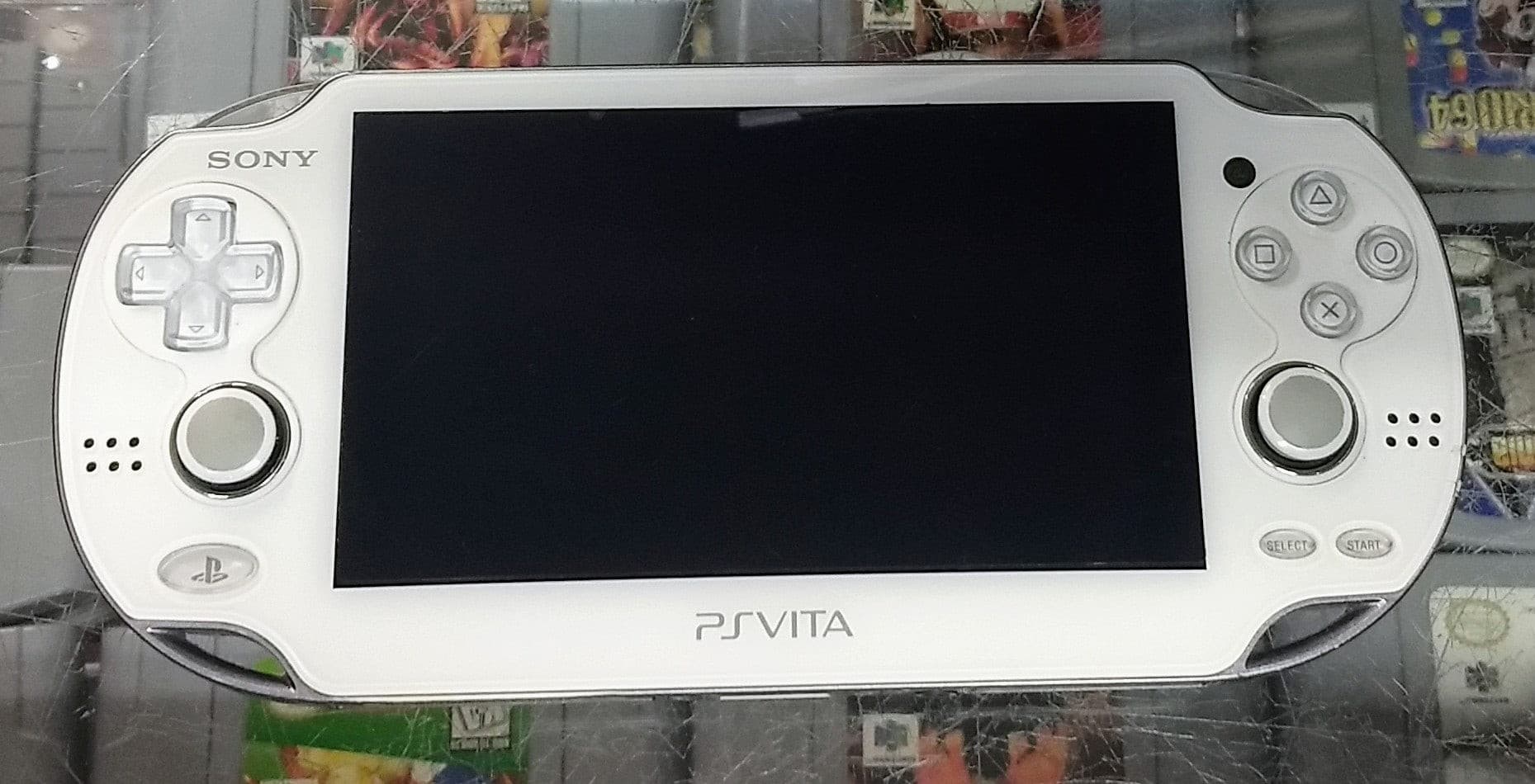 CONSOLE PLAYSTATION VITA PCH-1001 WHITE GLACIER SYSTEM - jeux video game-x