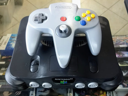 CONSOLE NINTENDO 64 NOIR N64 BLACK SYSTEM - jeux video game-x