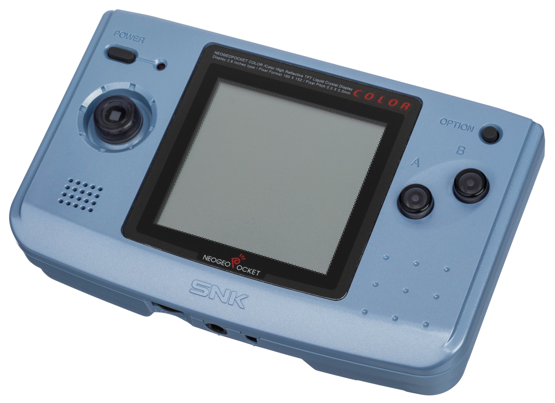 CONSOLE NEO GEO POCKET COLOR PLATINUM BLUE SYSTEM - jeux video game-x