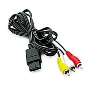 FIL RCA 3 COULEURS POUR SUPER NINTENDO SNES, NINTENDO 64 N64 ET NINTENDO GAMECUBE NGC - jeux video game-x