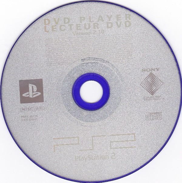 PLAYSTATION 2 DVD PLAYER SOFTWARE VERSION 2.12 PS2 INSTALL DISC PBPX-95218 - jeux video game-x