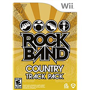 ROCK BAND TRACK PACK: COUNTRY (NINTENDO WII) - jeux video game-x