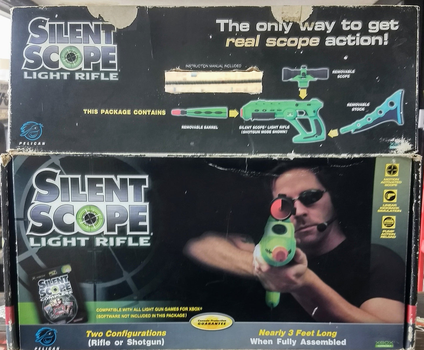 SILENT SCOPE LIGHT RIFLE (XBOX) MAGASIN SEULEMENT - jeux video game-x
