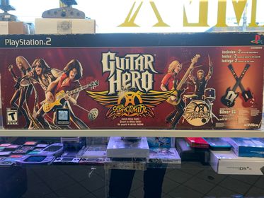GUITAR HERO AEROSMITH LIMITED EDITION BUNDLE (PLAYSTATION 2 PS2) MAGASIN SEULEMENT - jeux video game-x