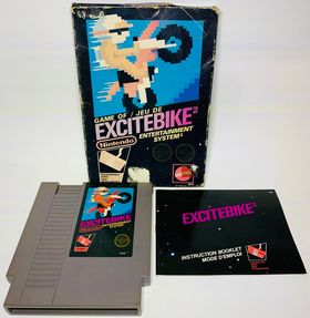 EXCITEBIKE EN BOITE NINTENDO NES - jeux video game-x