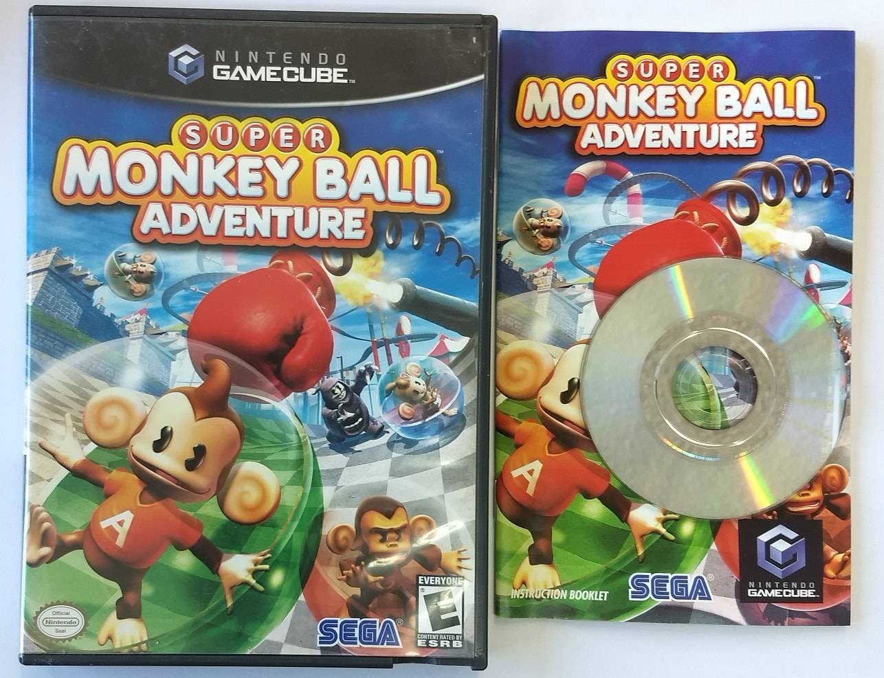 SUPER MONKEY BALL ADVENTURE (NINTENDO GAMECUBE) - jeux video game-x