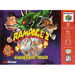 RAMPAGE 2 UNIVERSAL TOUR EN BOITE (NINTENDO 64 N64) - jeux video game-x