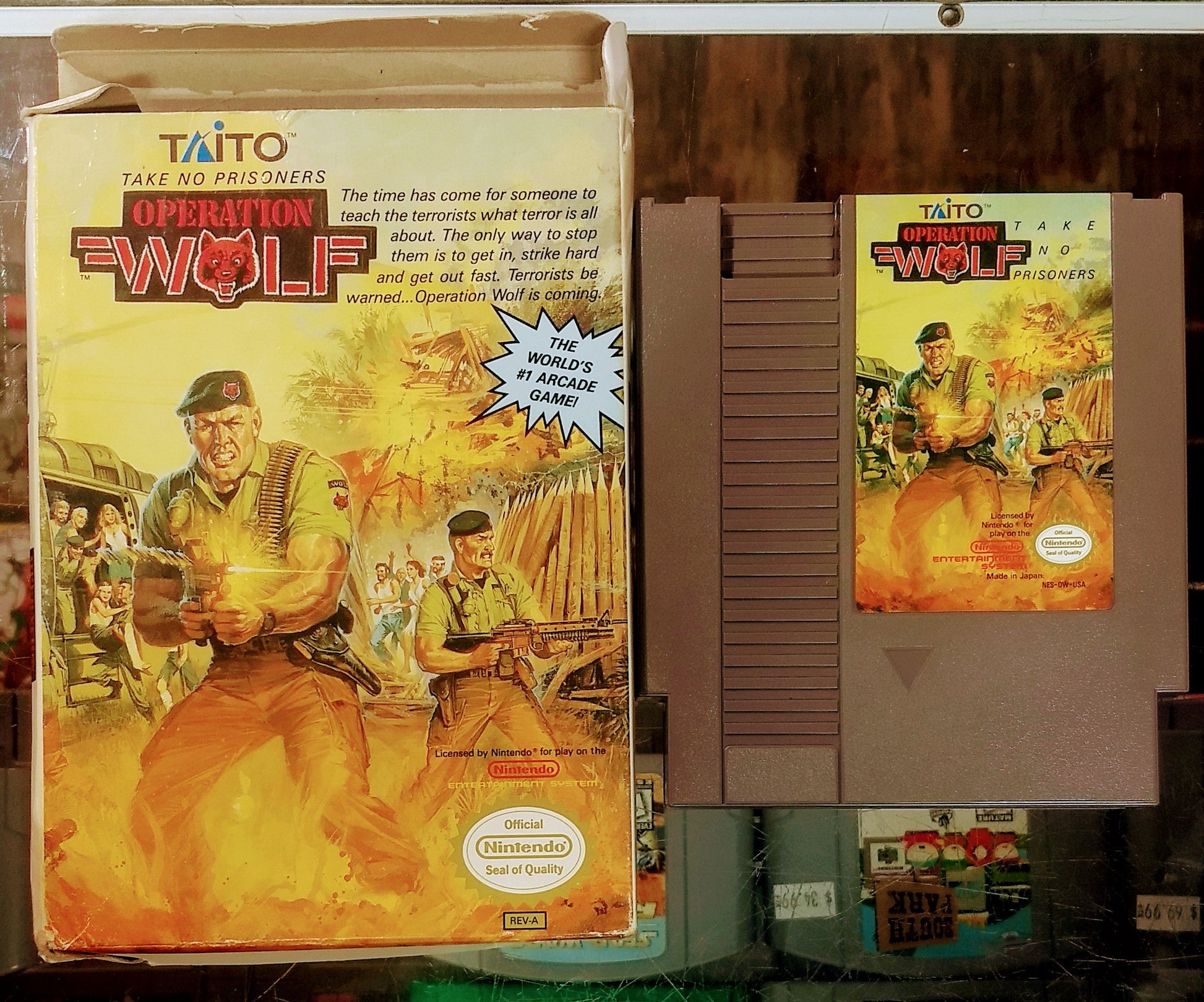 OPERATION WOLF EN BOITE (NINTENDO NES) - jeux video game-x
